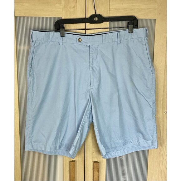 Peter Millar Men’s Performance Shorts Sz 40 Light Blue Golf Casual Preppy Pants - Picture 2 of 6